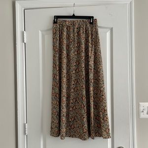 New Boho floral maxi skirt